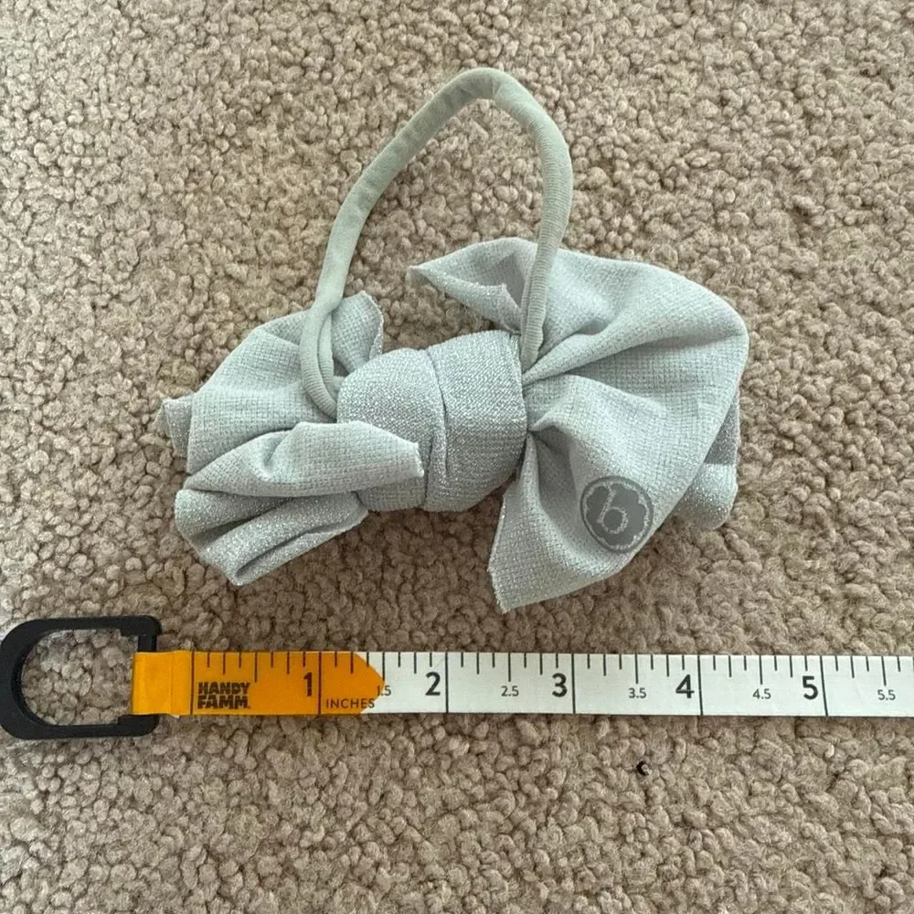 Baby Bling Bow Headband & Hair Tie Bundle